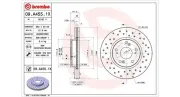 Bremsscheibe Vorderachse MAGNETI MARELLI 360406072302