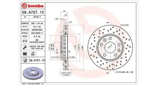 Bremsscheibe MAGNETI MARELLI 360406077602 Bild Bremsscheibe MAGNETI MARELLI 360406077602