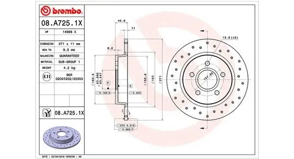 Bremsscheibe MAGNETI MARELLI 360406095502