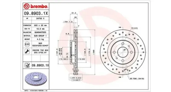 Bremsscheibe MAGNETI MARELLI 360406099402 Bild Bremsscheibe MAGNETI MARELLI 360406099402