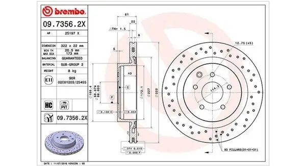 Bremsscheibe MAGNETI MARELLI 360406103902