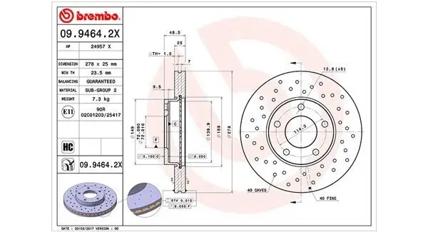 Bremsscheibe MAGNETI MARELLI 360406138002 Bild Bremsscheibe MAGNETI MARELLI 360406138002