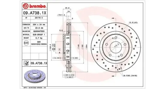 Bremsscheibe MAGNETI MARELLI 360406176102 Bild Bremsscheibe MAGNETI MARELLI 360406176102