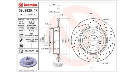 Bremsscheibe Hinterachse MAGNETI MARELLI 360406178102 Bild Bremsscheibe Hinterachse MAGNETI MARELLI 360406178102