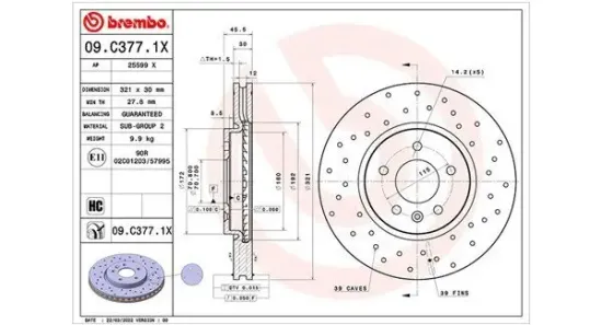 Bremsscheibe Vorderachse MAGNETI MARELLI 360406178302 Bild Bremsscheibe Vorderachse MAGNETI MARELLI 360406178302