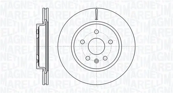 Bremsscheibe MAGNETI MARELLI 361302040102