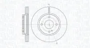 Bremsscheibe MAGNETI MARELLI 361302040108