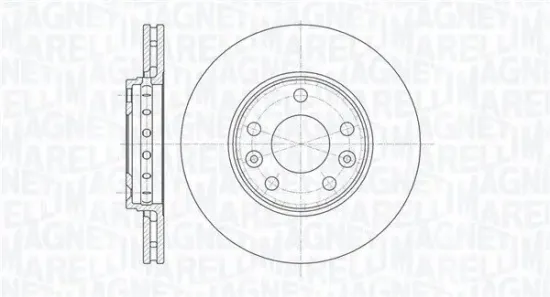 Bremsscheibe MAGNETI MARELLI 361302040110 Bild Bremsscheibe MAGNETI MARELLI 361302040110