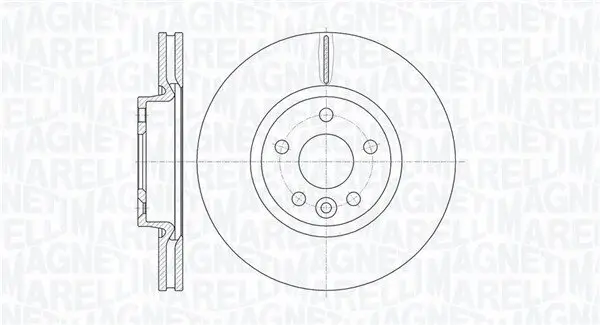 Bremsscheibe MAGNETI MARELLI 361302040118