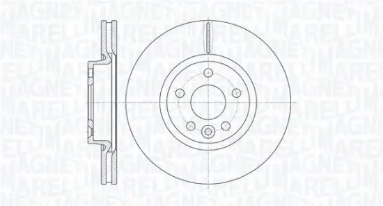 Bremsscheibe Vorderachse MAGNETI MARELLI 361302040118 Bild Bremsscheibe Vorderachse MAGNETI MARELLI 361302040118