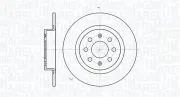 Bremsscheibe MAGNETI MARELLI 361302040119