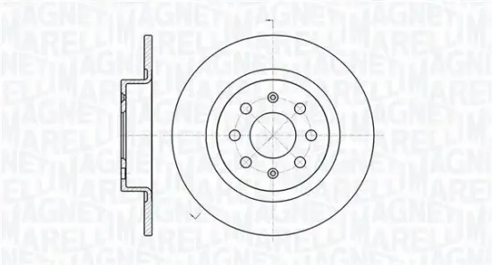 Bremsscheibe MAGNETI MARELLI 361302040119 Bild Bremsscheibe MAGNETI MARELLI 361302040119