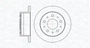 Bremsscheibe MAGNETI MARELLI 361302040135