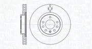 Bremsscheibe Vorderachse MAGNETI MARELLI 361302040138