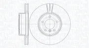 Bremsscheibe MAGNETI MARELLI 361302040150