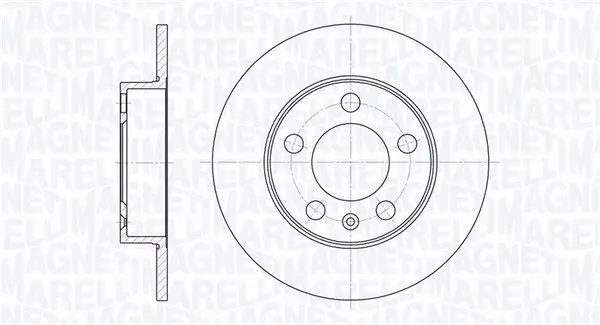 Bremsscheibe MAGNETI MARELLI 361302040151