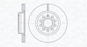 Bremsscheibe MAGNETI MARELLI 361302040152