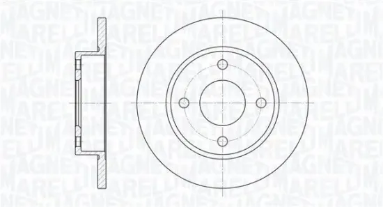 Bremsscheibe MAGNETI MARELLI 361302040153 Bild Bremsscheibe MAGNETI MARELLI 361302040153