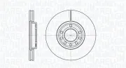 Bremsscheibe MAGNETI MARELLI 361302040154