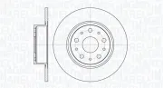Bremsscheibe Hinterachse MAGNETI MARELLI 361302040155