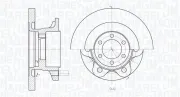 Bremsscheibe Vorderachse MAGNETI MARELLI 361302040157