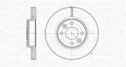 Bremsscheibe MAGNETI MARELLI 361302040162