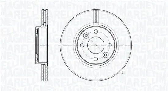 Bremsscheibe MAGNETI MARELLI 361302040162 Bild Bremsscheibe MAGNETI MARELLI 361302040162