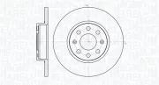 Bremsscheibe MAGNETI MARELLI 361302040165