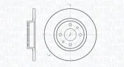 Bremsscheibe Vorderachse MAGNETI MARELLI 361302040167