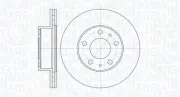 Bremsscheibe MAGNETI MARELLI 361302040168