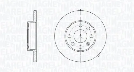 Bremsscheibe MAGNETI MARELLI 361302040177 Bild Bremsscheibe MAGNETI MARELLI 361302040177