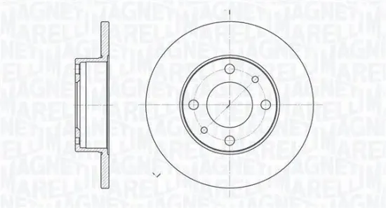 Bremsscheibe MAGNETI MARELLI 361302040181 Bild Bremsscheibe MAGNETI MARELLI 361302040181