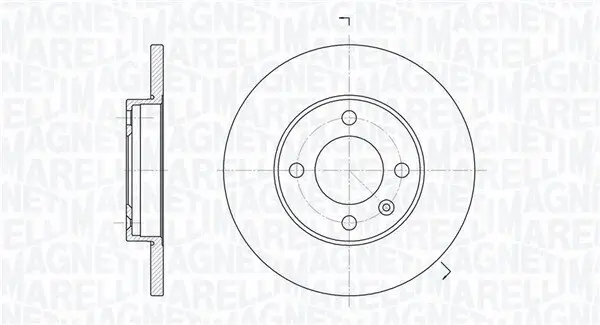 Bremsscheibe MAGNETI MARELLI 361302040193