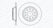 Bremsscheibe MAGNETI MARELLI 361302040195