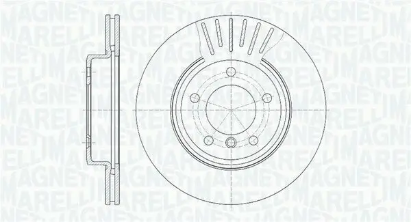 Bremsscheibe MAGNETI MARELLI 361302040208