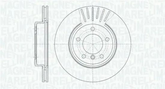 Bremsscheibe MAGNETI MARELLI 361302040208 Bild Bremsscheibe MAGNETI MARELLI 361302040208