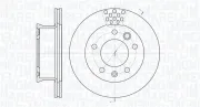 Bremsscheibe MAGNETI MARELLI 361302040216