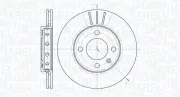 Bremsscheibe MAGNETI MARELLI 361302040224