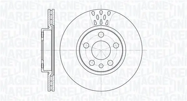 Bremsscheibe MAGNETI MARELLI 361302040232