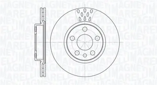 Bremsscheibe MAGNETI MARELLI 361302040232 Bild Bremsscheibe MAGNETI MARELLI 361302040232