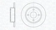 Bremsscheibe Vorderachse MAGNETI MARELLI 361302040235