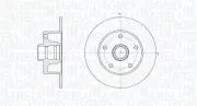 Bremsscheibe Hinterachse MAGNETI MARELLI 361302040735
