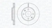 Bremsscheibe Vorderachse MAGNETI MARELLI 361302040244