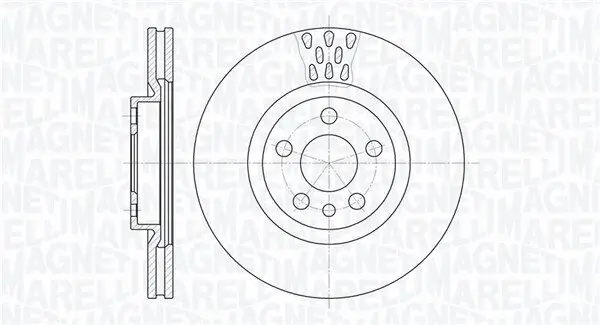 Bremsscheibe MAGNETI MARELLI 361302040248