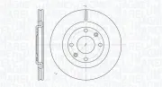 Bremsscheibe MAGNETI MARELLI 361302040254