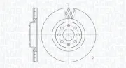 Bremsscheibe MAGNETI MARELLI 361302040256