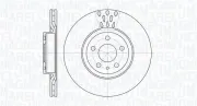 Bremsscheibe Vorderachse MAGNETI MARELLI 361302040258