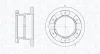 Bremsscheibe Hinterachse MAGNETI MARELLI 361302040263