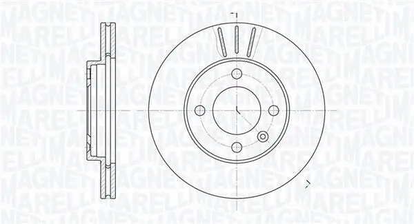 Bremsscheibe MAGNETI MARELLI 361302040268