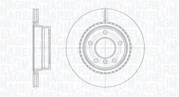 Bremsscheibe MAGNETI MARELLI 361302040300